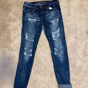 American eagle super low rise jegging pants!